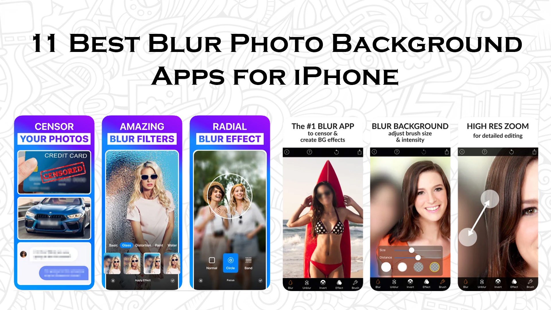 11 Best Blur Photo Background Apps for iPhone