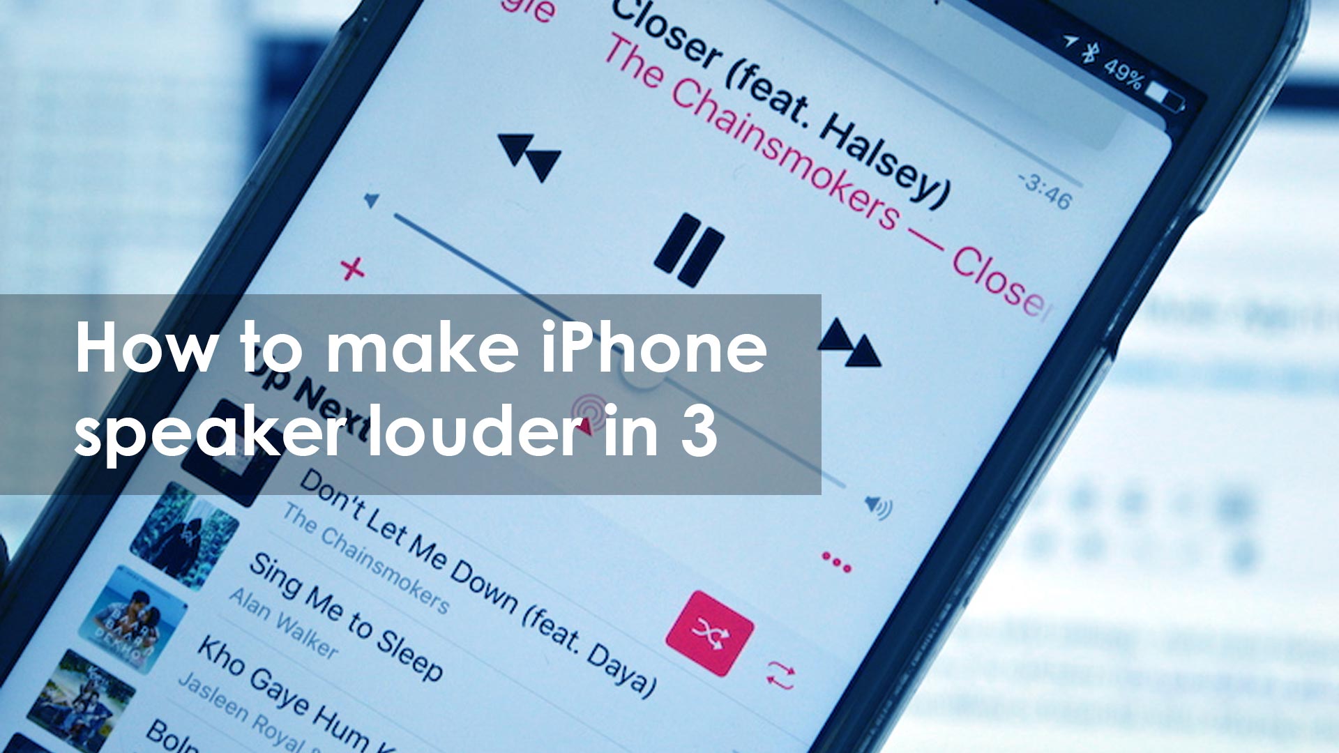 How to make iPhone speaker louder