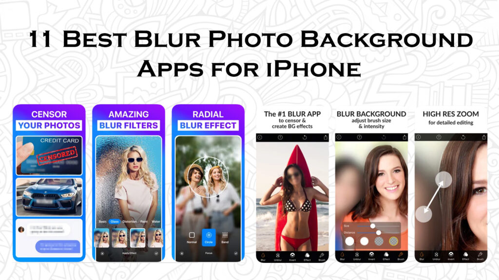 11 Best Blur Photo Background Apps for iPhone | Sharpsnapper