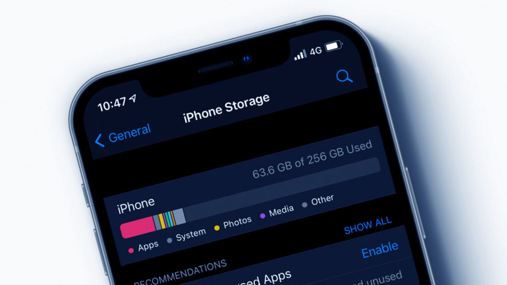 How to clear storage on iPhone