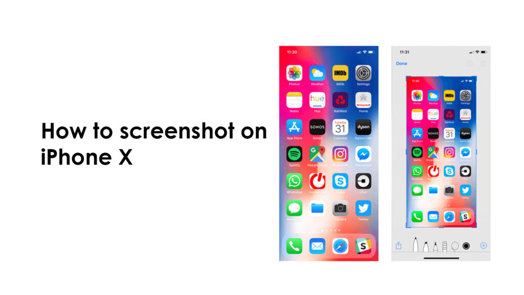 How to take Screenshots on the iPhone X