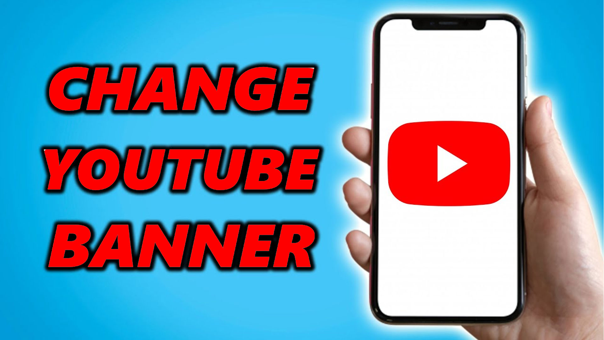 how to change youtube banner on iphone