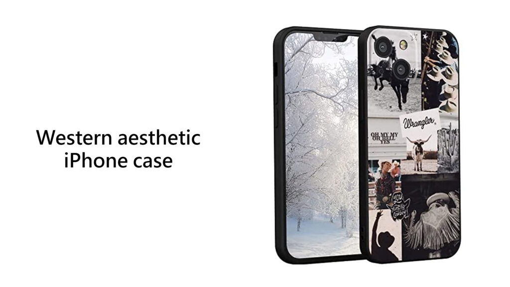 Western aesthetic iPhone case