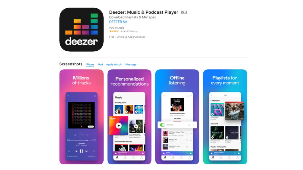 Deezer: Music & Podcast Player App for iPhone