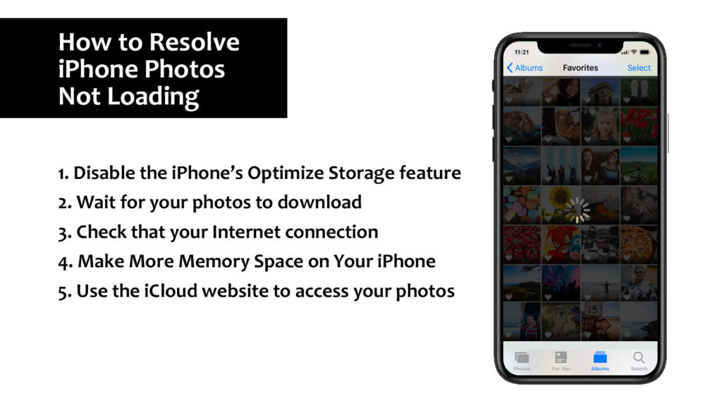 How to Resolve iPhone Photos Not Loading