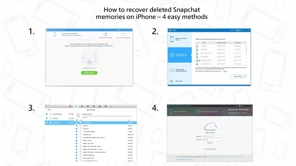 How to recover deleted Snapchat memories on iPhone – 4 easy methods