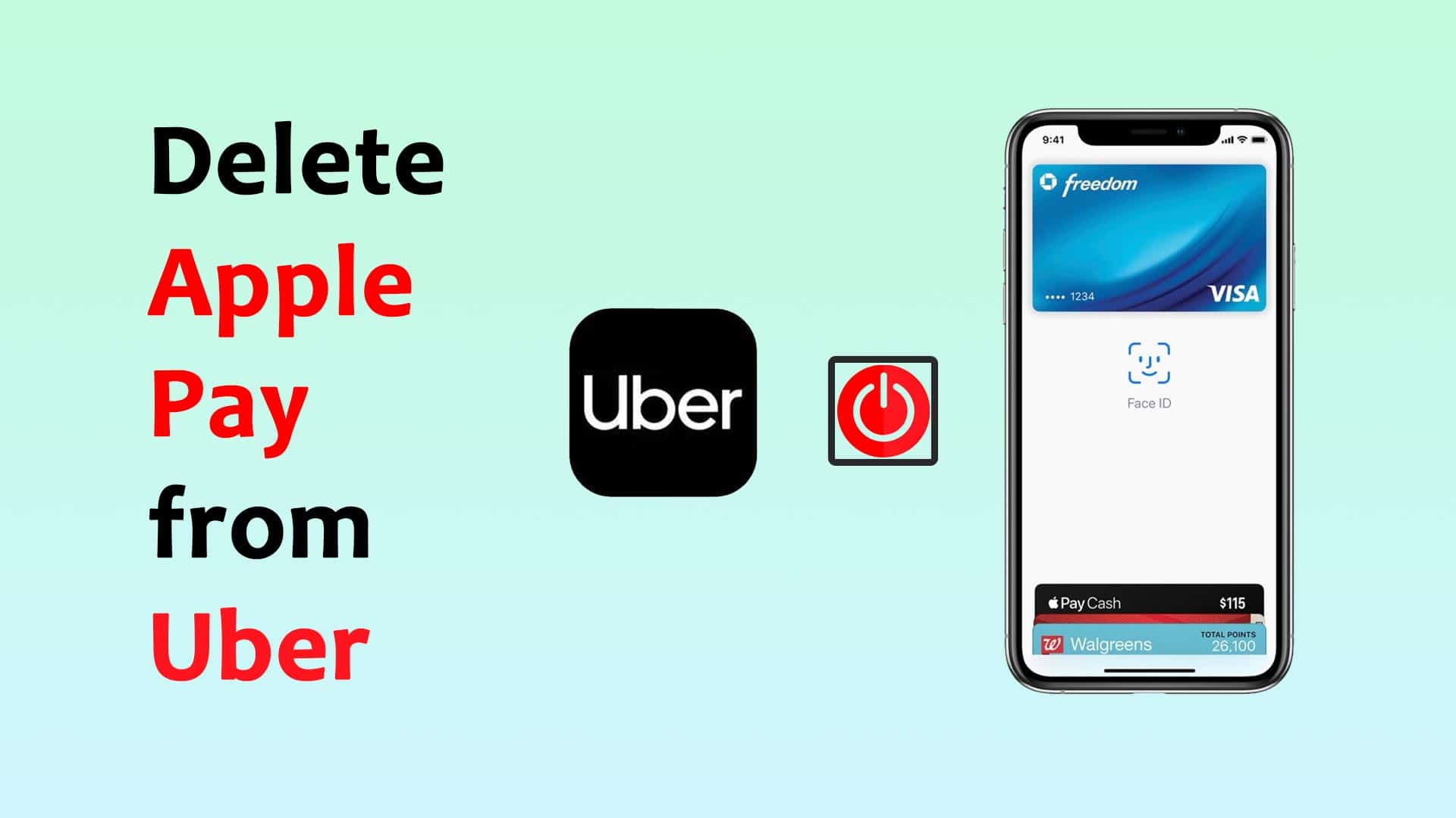 how to delete apple pay from uber