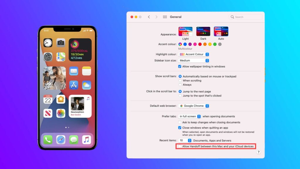 How to Disconnect Handoff Between an iPhone and Mac