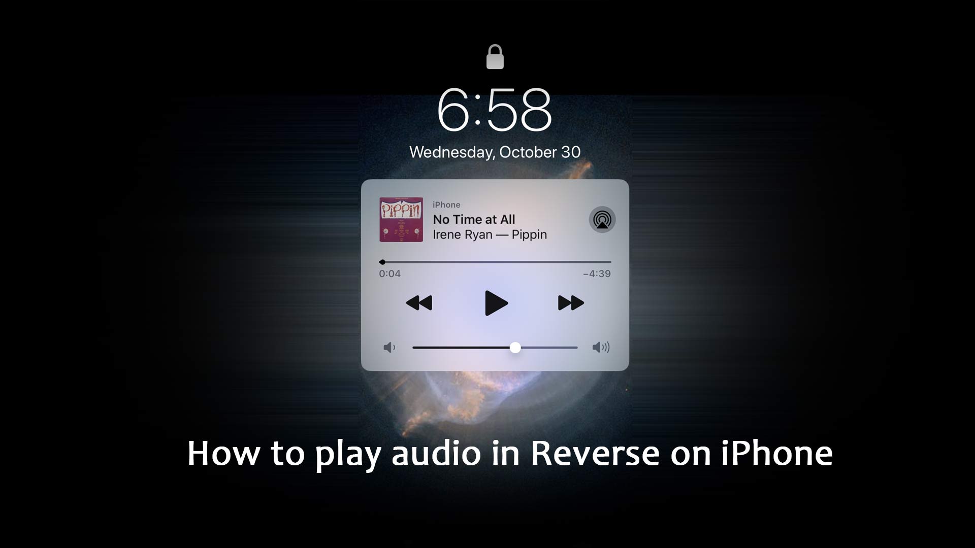 How to play audio in Reverse on iPhone
