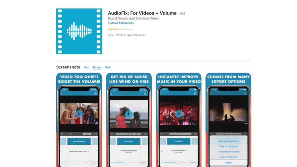 AudioFix For Videos and Volume app