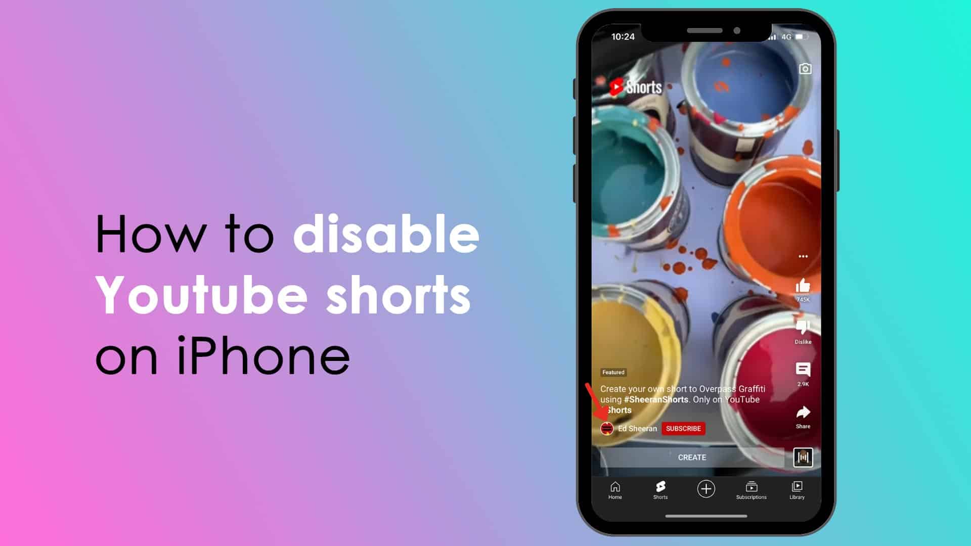 How to disable Youtube shorts on iPhone
