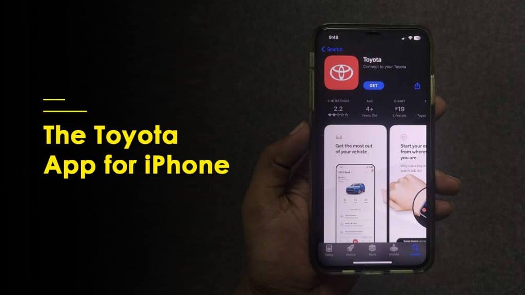 The Toyota App for iPhone