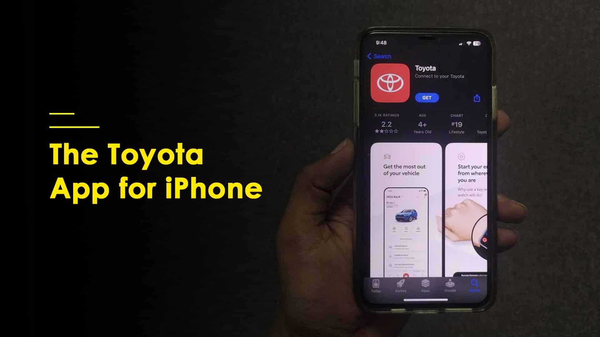 Why is the Toyota app not working on iPhone and Android