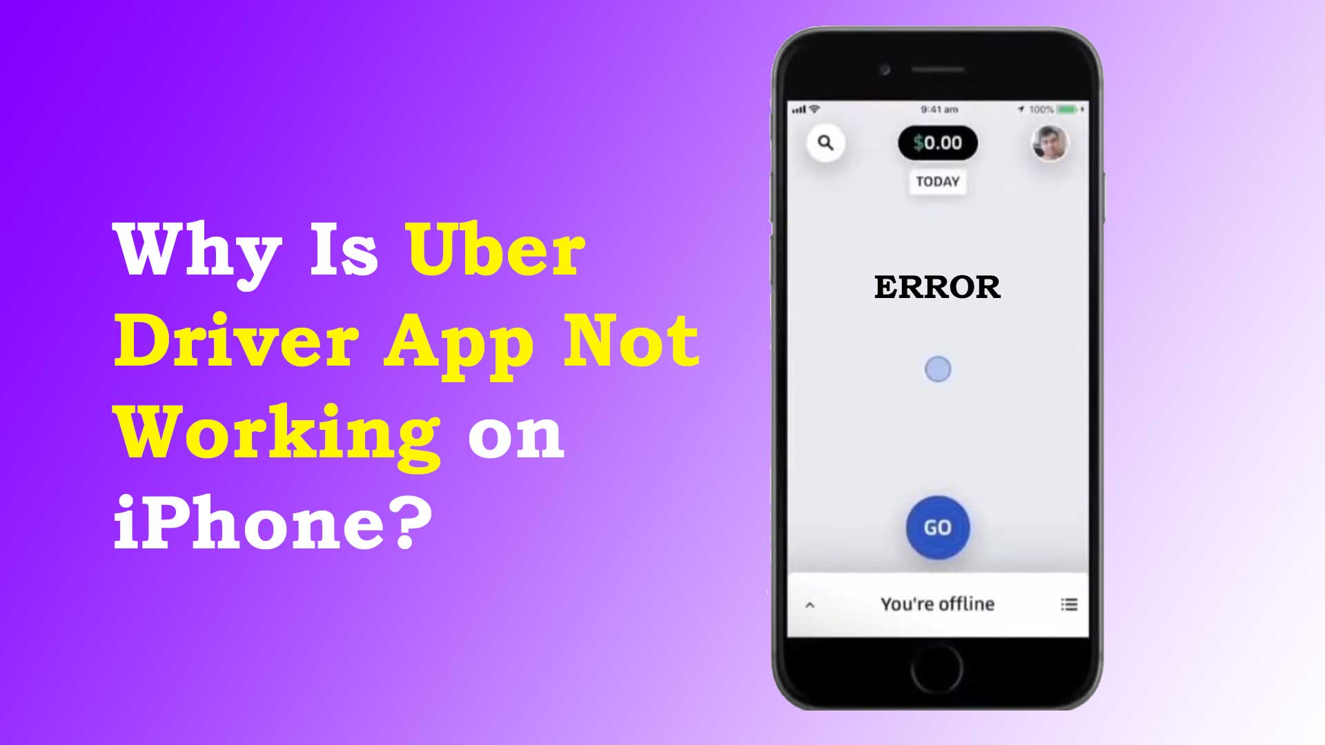 Why Is Uber Driver App Not Working on iPhone?