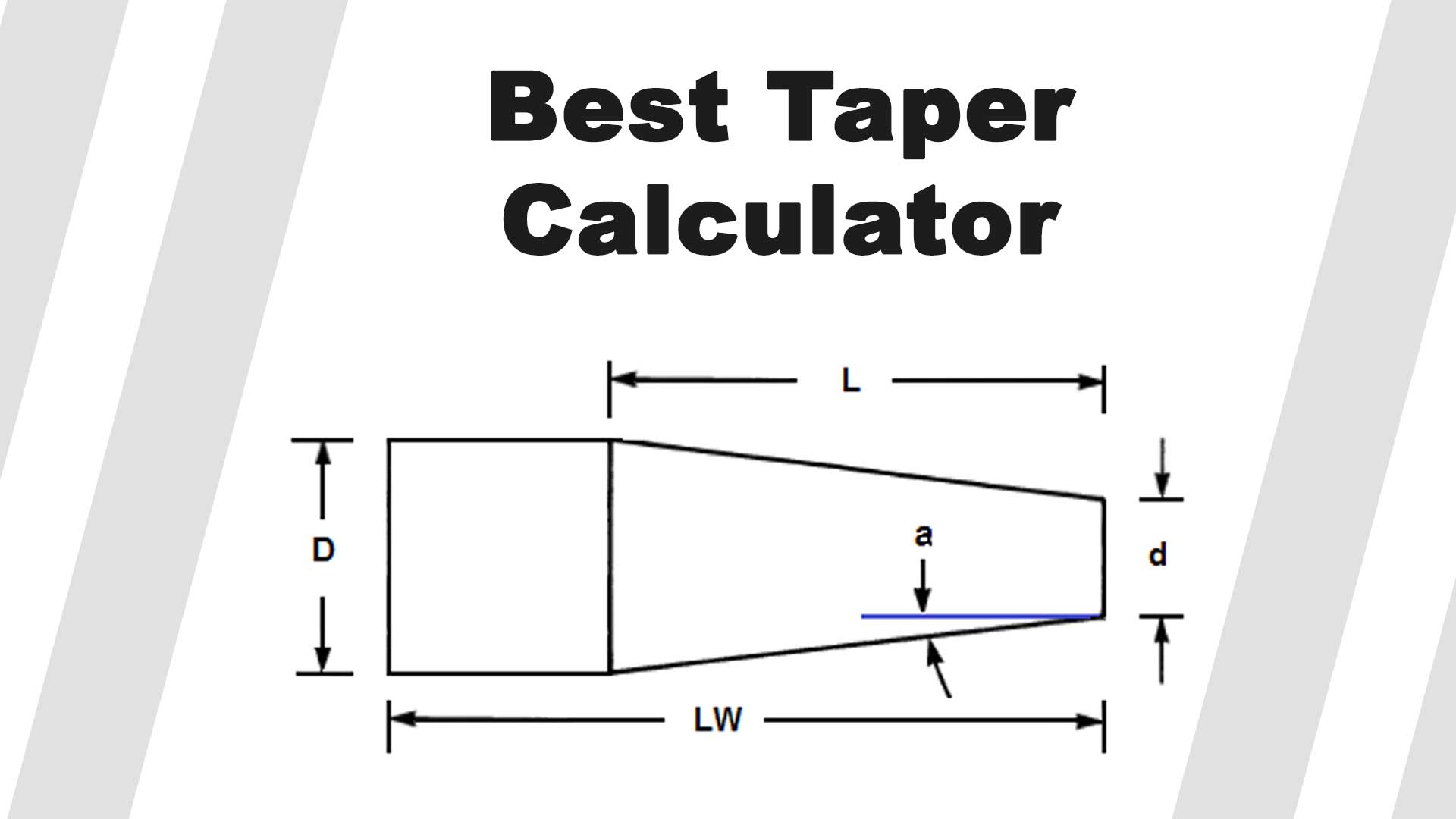 Best Taper Calculator