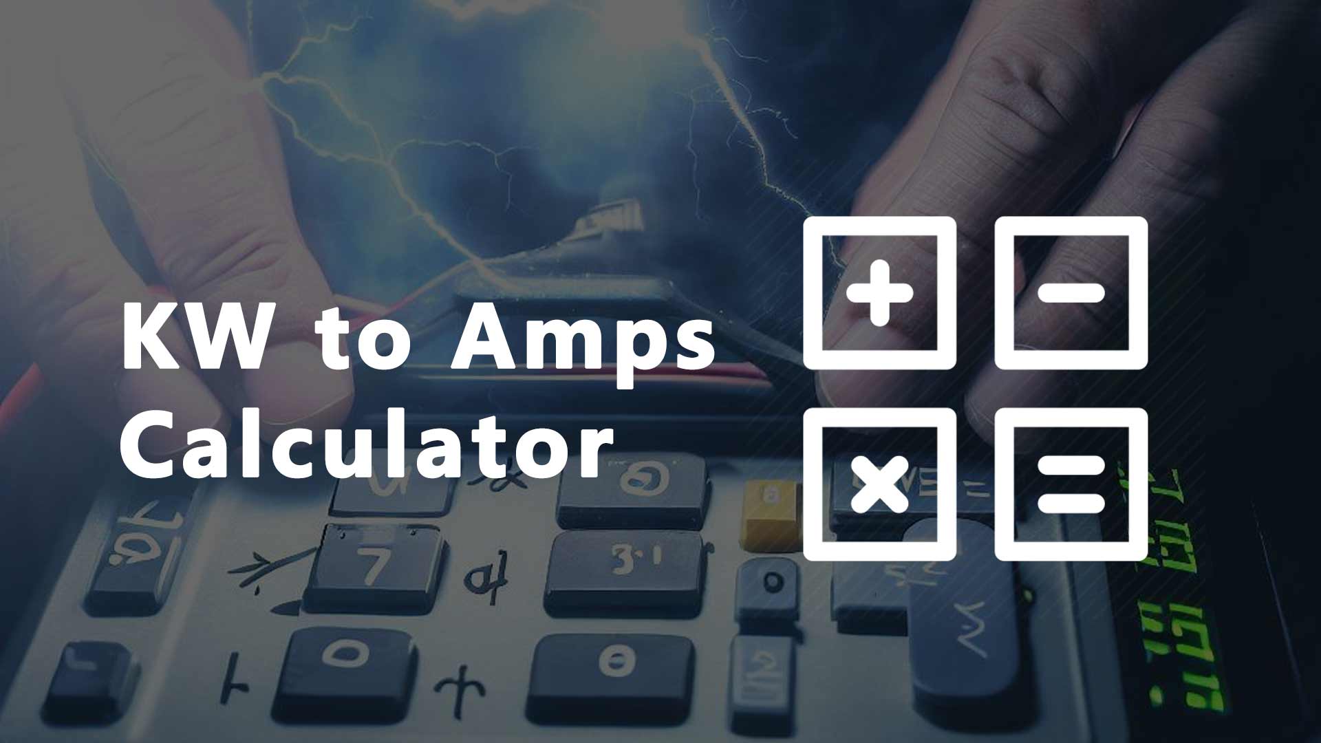 KW to Amps Calculator