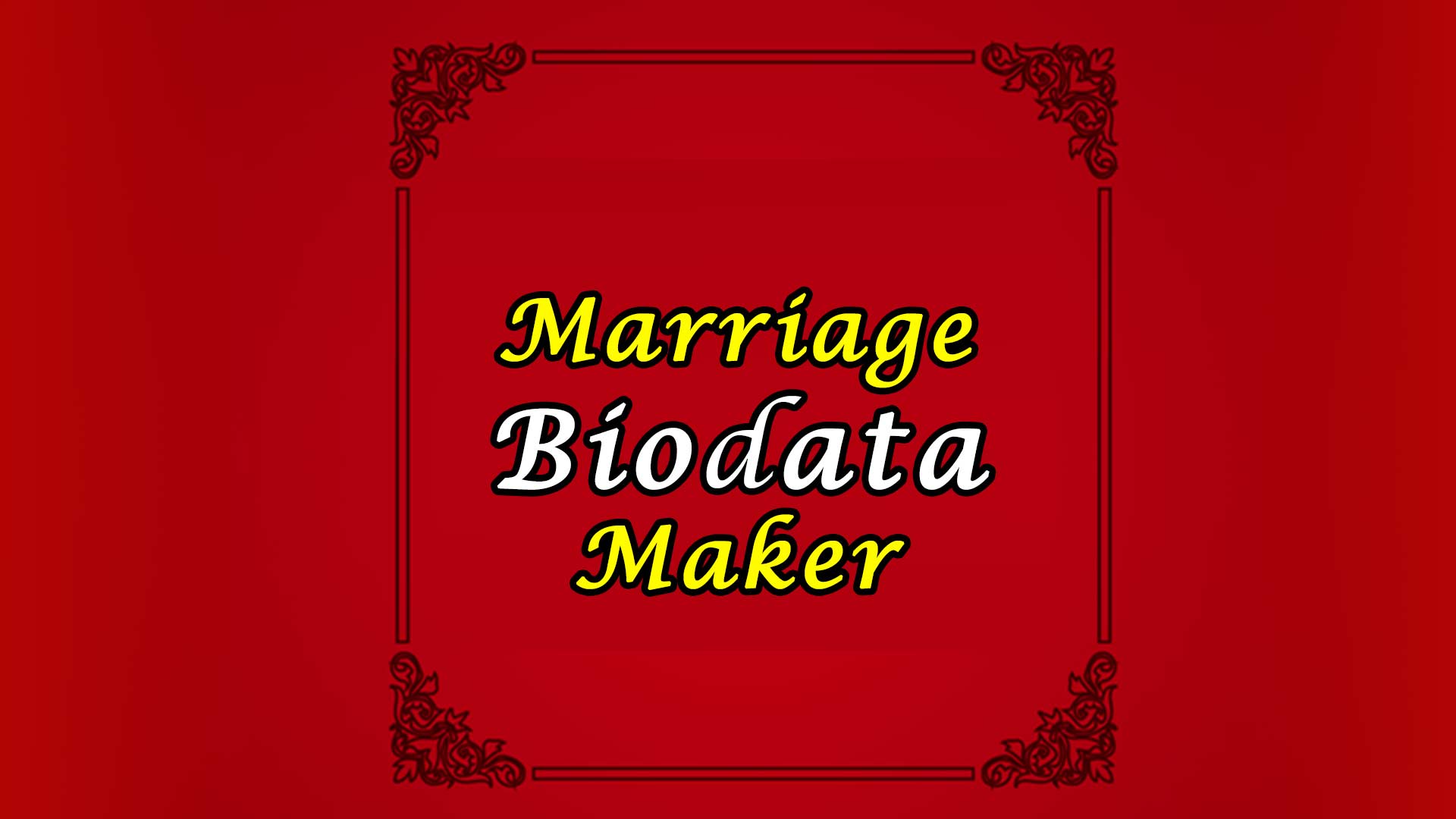 marriage biodata maker online