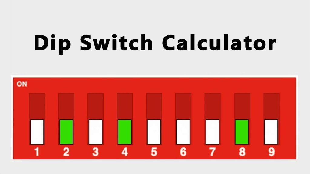 dip switch calculator dmx