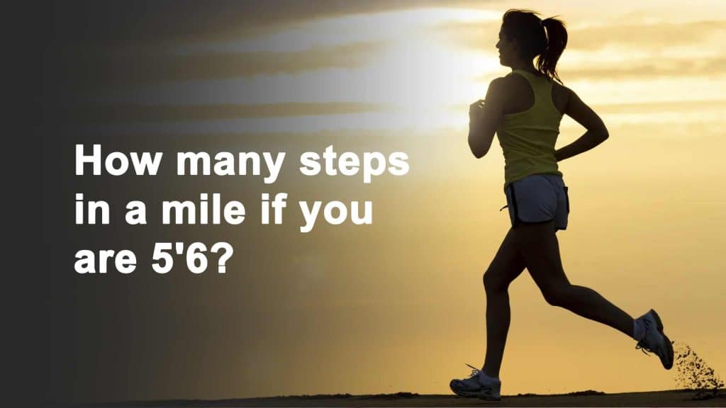 How many steps in a mile if you are 5'6
